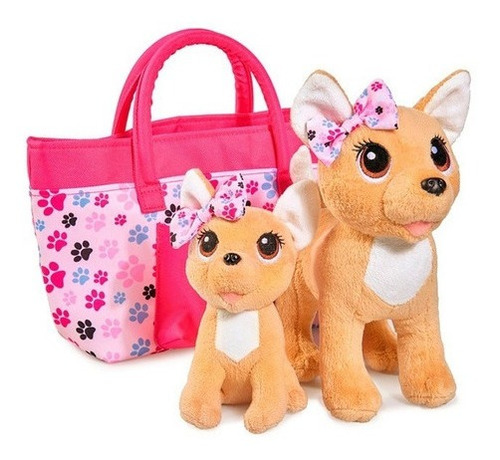 Chichi Love Peluches Perritos C/ Cartera Happy Family 3213