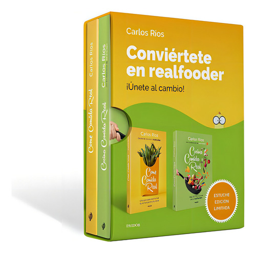Estuche Conviértete En Realfooder, De Carlos Ríos. Editorial Ediciones Paidós, Tapa Blanda En Español, 2021