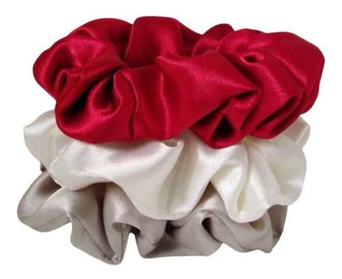 Scrunchies, Bamba, Moña Para Pelo En Tela Satin. 4 X $12.000