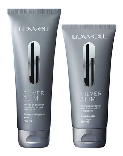 Lowell Kit Silver Slim Shampoo E Condicionador