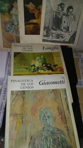 Libros De Arte Giacometti Longhi Pinacoteca De Los Genios