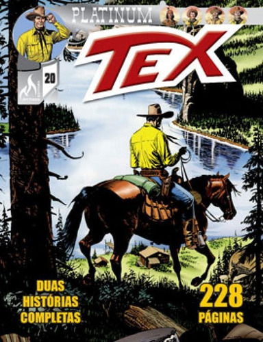 Tex Platinum Nº 20, De Nizzi, Claudio. Editora Mythos, Capa Mole Em Português
