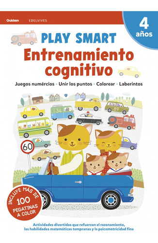 Libro - Entrenamiento Cognitivo 4años 21 Play Smart Gakken 