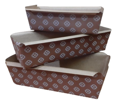 Molde De Budin Papel Descartable 1/2 (185x50x45) X50un