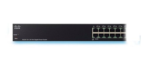 Smart Switch Cisco Sg220-26p-k9-br 26 Portas Com Poe