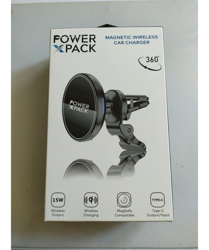 Base / Cargador Porta Celular Para Carro , Marca Power Pack.