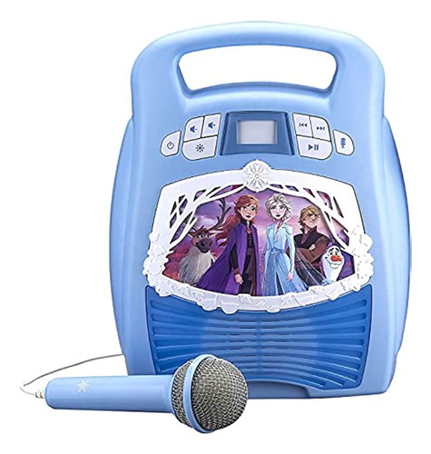Ekids Frozen 2 Reproductor De Máquina De Karaoke Mp3 Portát