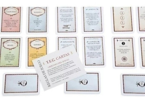 Imagen 3 de 5 de Juego De Mesa - Teg Cartas - Xion Store