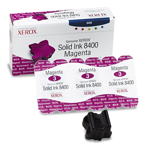Xerox 108r00606 Magenta (3 Barras De Tinta Sólida, Phaser 84