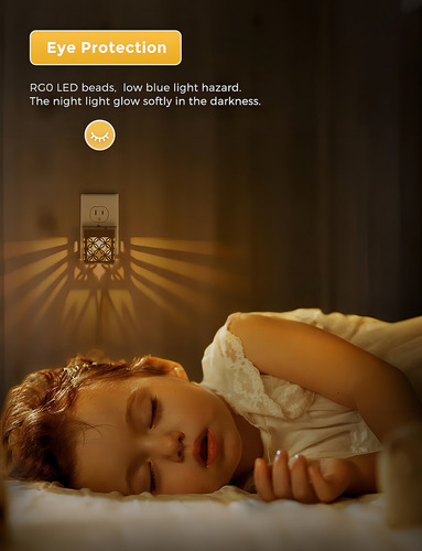 Lohas - Paquete De 2 Luces Nocturnas Enchufables Led Color Blanco