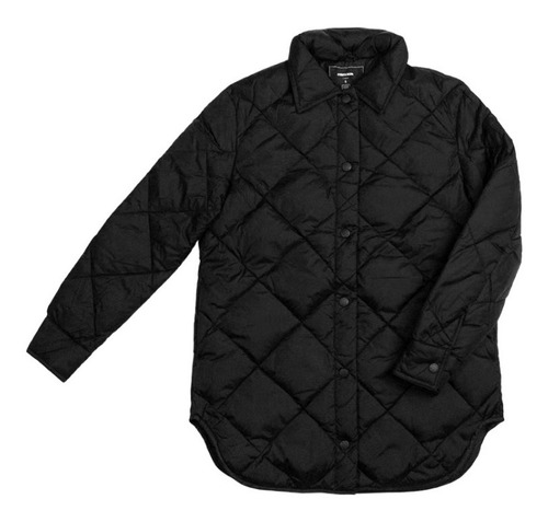 Campera Mujer Etiqueta Negra Matelasse Saco Broche Pluma Pre