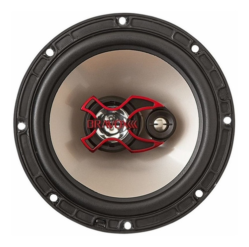 Auto Falante Triaxial Bravox 6 B3x60x 100w Rms Par