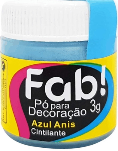 Pó Para Decoração Fab - Escolha As Cores