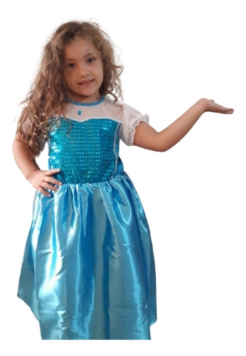 Disfraz Vestido Princesa Elsa