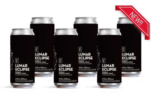 Cerveja Ux Brew Lunar Eclipse Caixa C/ 6 Latas 473 Ml
