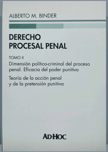 Binder Derecho Procesal Penal Tomo 2 