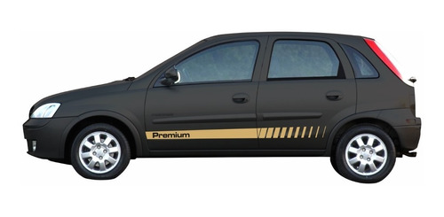 Faixa Lateral Corsa Premium Adesivo Chevrolet Par Cm2008