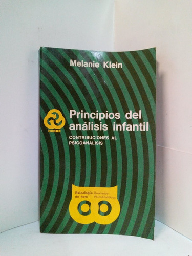 Principios Del Análisis Infantil - Melanie Klein 