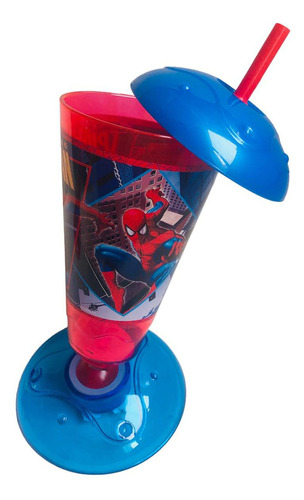 Spiderman Fm Autoscan Radio Original Intek + Vaso Pendular