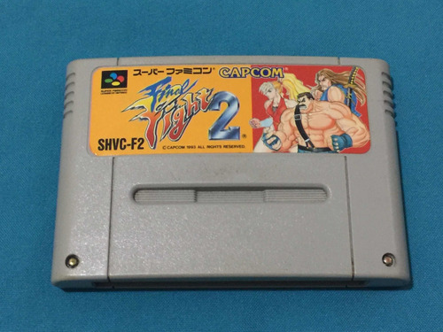 Final Fight 2 Original Super Nintendo Famicom (Usado)
