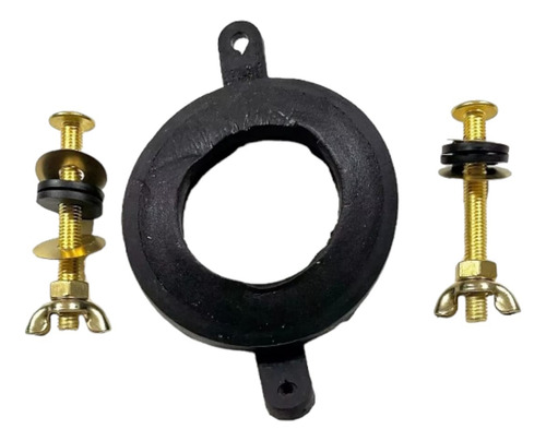 Kit Wc Anclaje Estanque Taza Goma Y Pernos 