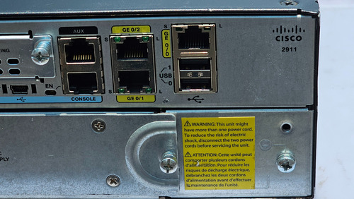 Router Cisco 2911 Con Licencia De Data Baratisimo (Usado)