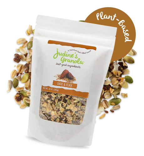 Judine's Granola Avena Saludable De Grano Entero, Datil Y Li