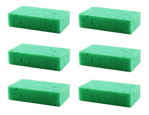 Esponja De Bañorectangular, Pack X 6 Unidades (cod. 2422)