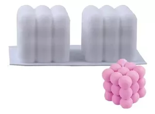 Molde De Silicona Bubble X 2 Unidades Velas