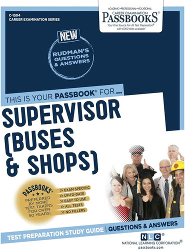 Libro: Supervisor (buses And Shops) (c-1504): Passbooks