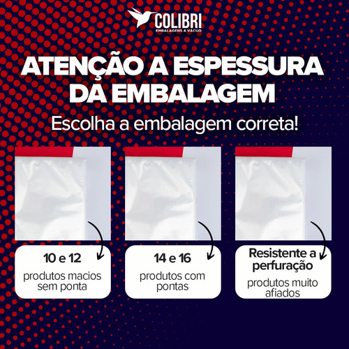 Embalagem A Vácuo 22x30 12 Np 250 Unidades