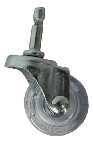 4 Pé Palito 50cm Eucalipto Com Rodinha Pernas Moveis Roda Cc Cor Amêndoa Marrom Claro