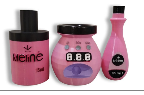 Set De Mate Manicura  Meline 3d *premium Varios Colores*