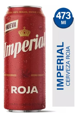 Cerveza Imperial Amber Lata 473 Liniers Mataderos Ldmirador