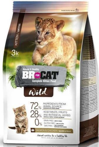 Imagen 1 de 2 de Br For Wild Kitten 3kg - kg a $34300