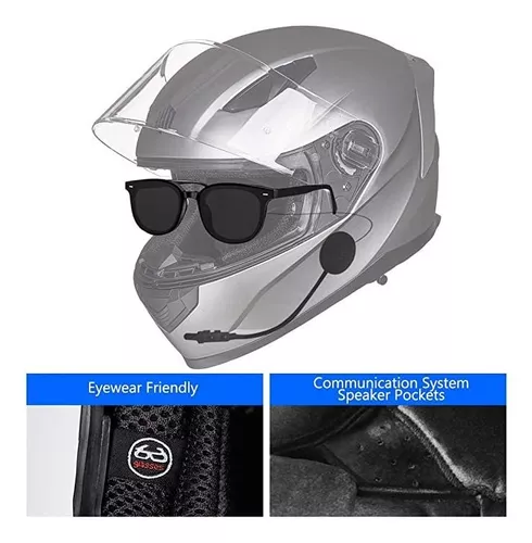 ILM Casco integral para motocicleta y moto de nieve con película  antiempañante Pinlock doble visera casco para cuatrimoto Motocross para  hombres