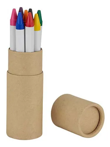Set De 8 Crayones Canaima Estuche En Carton X3
