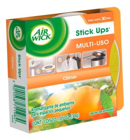 Aromatizante Air Wick Stick Ups Citrus en pastilla 30 g