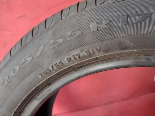 Pneu 205 55 Aro 17 Pirelli Cinturato P7 Usado Meia Vida V (Usado)