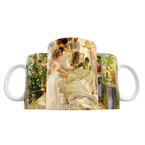 Taza Cosiendo La Vela - Joaquín Sorolla
