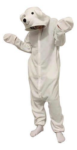 Pijama Blanco Para Mujer Con Forma De Oso Polar En 3d