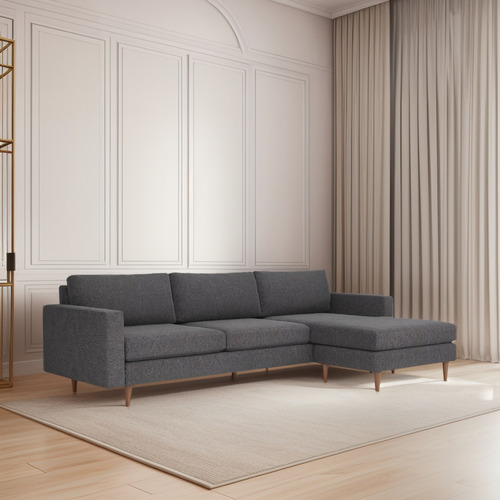Sala Modular Kace 2 Gris Këssa Muebles