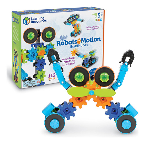 Juego De Construcción De Robots En Movimiento 116 Piezas S