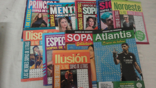 Lote 12 -  20 Revistas Sopa De Letras - Distintas 