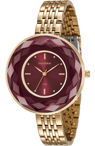 Relógio Mondaine Feminino Dourado Original Garantia Barato