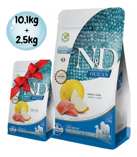 Farmina Ocean N&d Adulto Medium Maxi 10kg