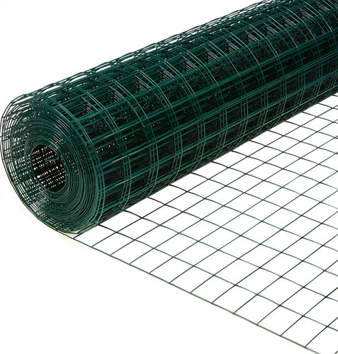 Malla Electrosoldada Con Pvc Verde - Cerco Cerca 1,2m