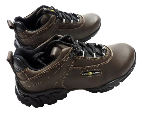 Bota Masculina Motociclista Couro Boots Company Cano Curto