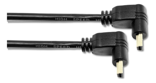 Cabo Hdmi 2.0, 4k, Pontas 90° Sem Filtro, 5mts 101.1.113