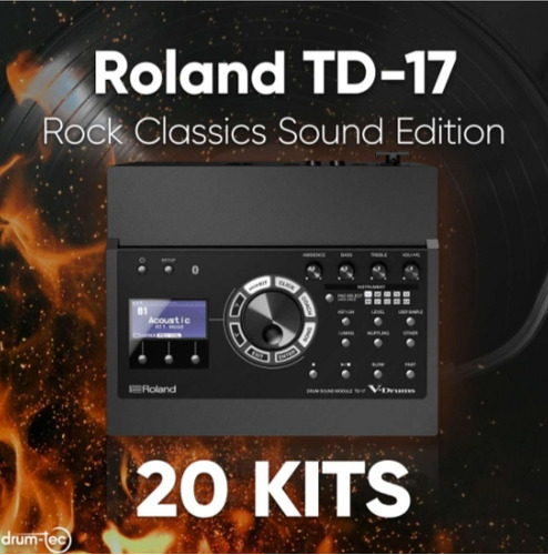 Roland Td17 Rock Live Edition Drumtec Pack 